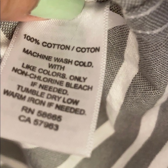 1901 gray and white striped polo shirt - Picture 5 of 8